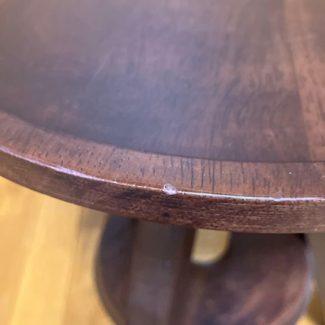 【廃盤品】広松木工 スピンスツール 回転 昇降 テーブル