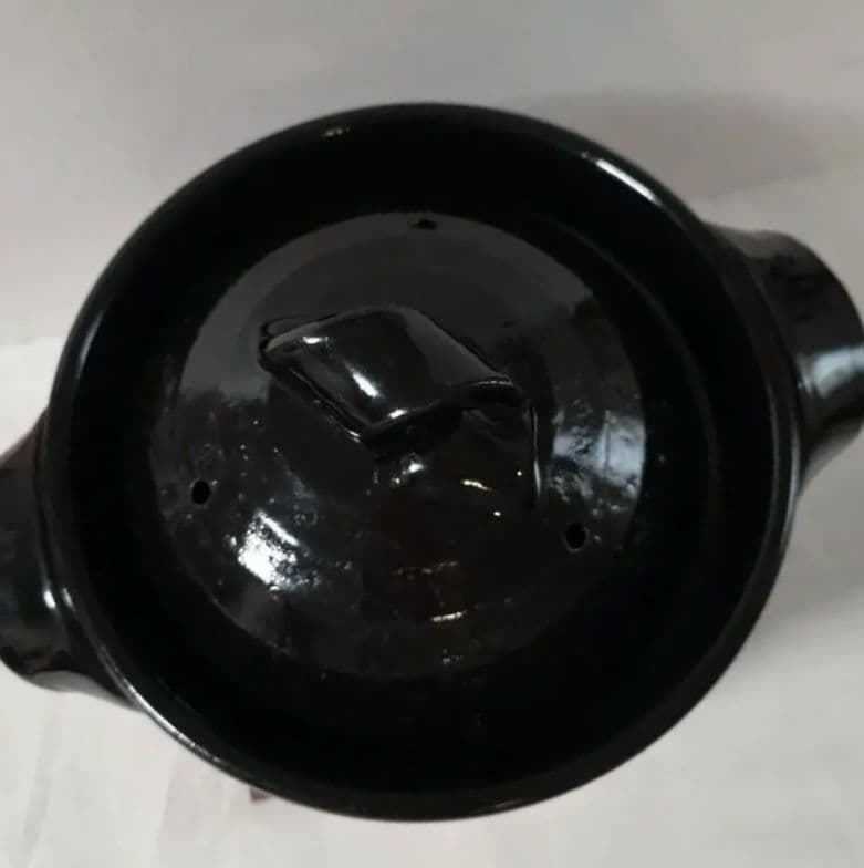 信楽焼 ごはん鍋 5合炊き 黒釉 御飯鍋 ふっくら！