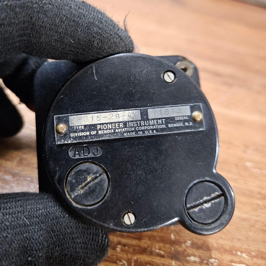 USヴィンテージ BENDIX N.J 航空時計 コックピットクロック A-11