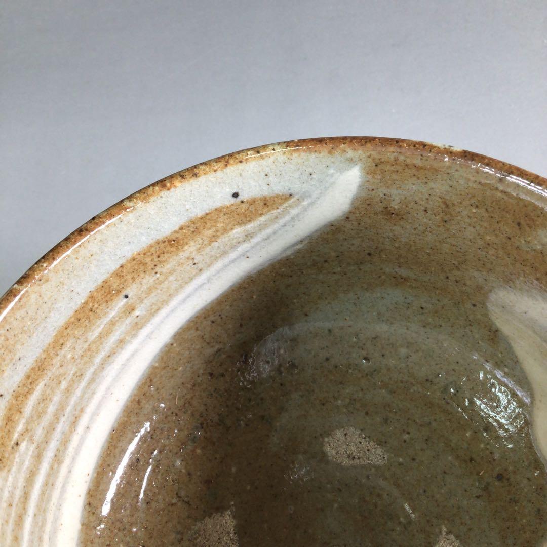 Ｒ６３９　茶碗　『高麗焼』『李方子　楽善斎造』『刷毛目茶碗』　共箱　茶道具