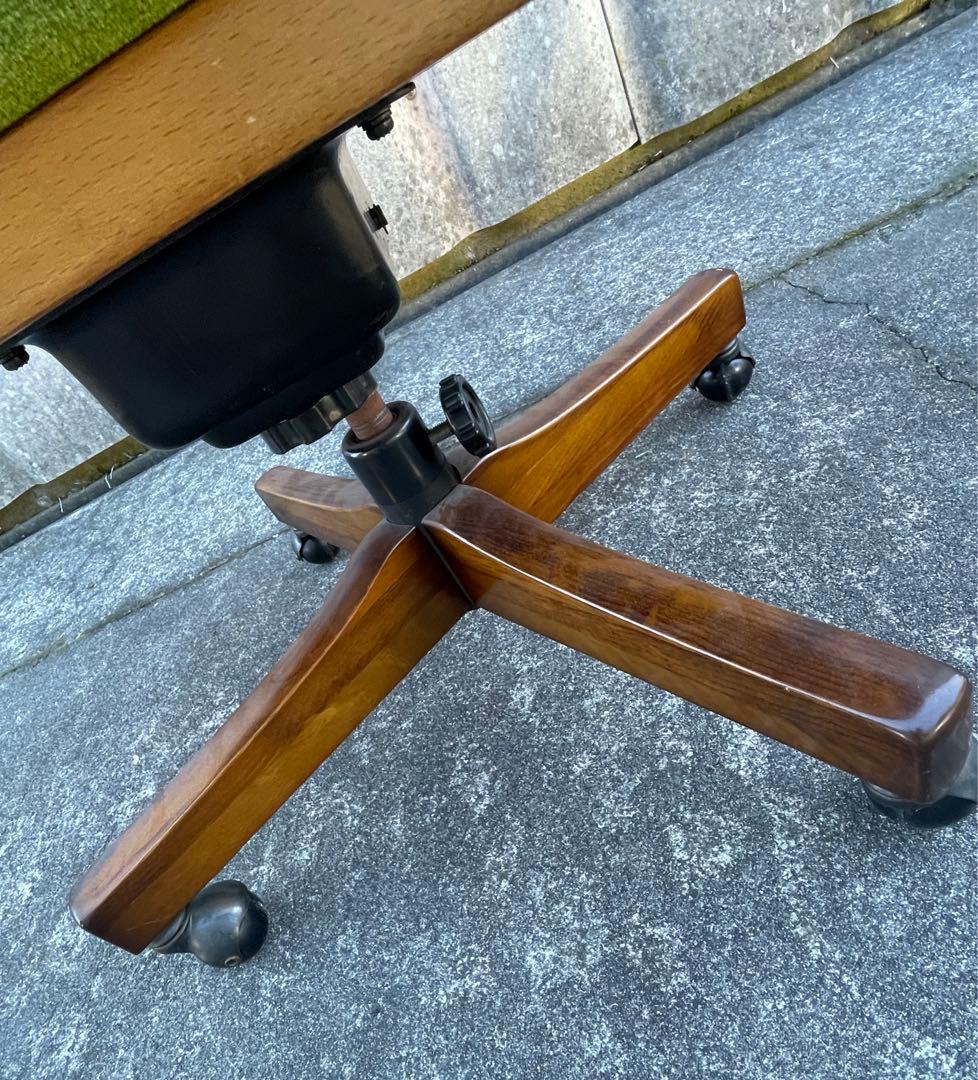 稀少/カリモク/コロニアル/デスクチェア/アームチェア/回転椅子/椅子/④