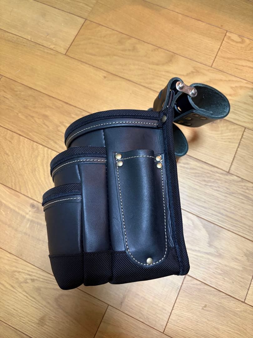 Knicks ニックス ヌメ革3段腰袋KBB-301DDX