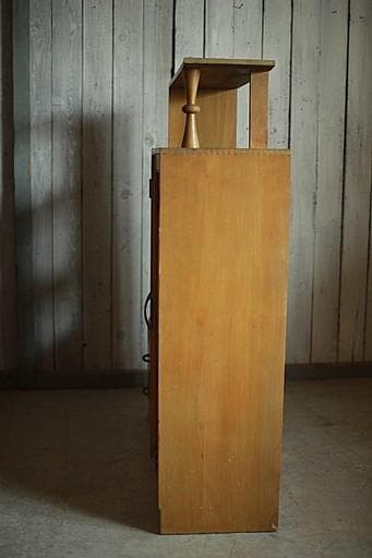 ガラス戸棚×収納棚×小引き出し2段