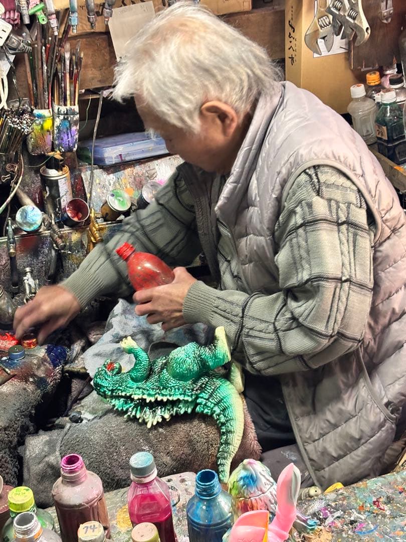 M1号 GMK ゴジラ・バラゴン 蓄光 セット販売品 後藤彩色所カスタム