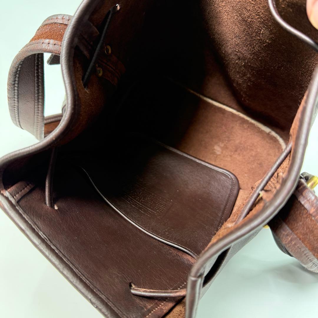 オールドコーチ coach バケツ型　ワンショルダー レザー 9952