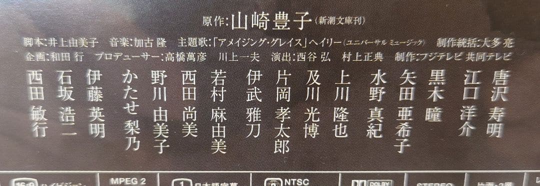 白い巨塔 DVD-BOX 第一部、第二部（9巻セット）西田敏行・唐沢寿明