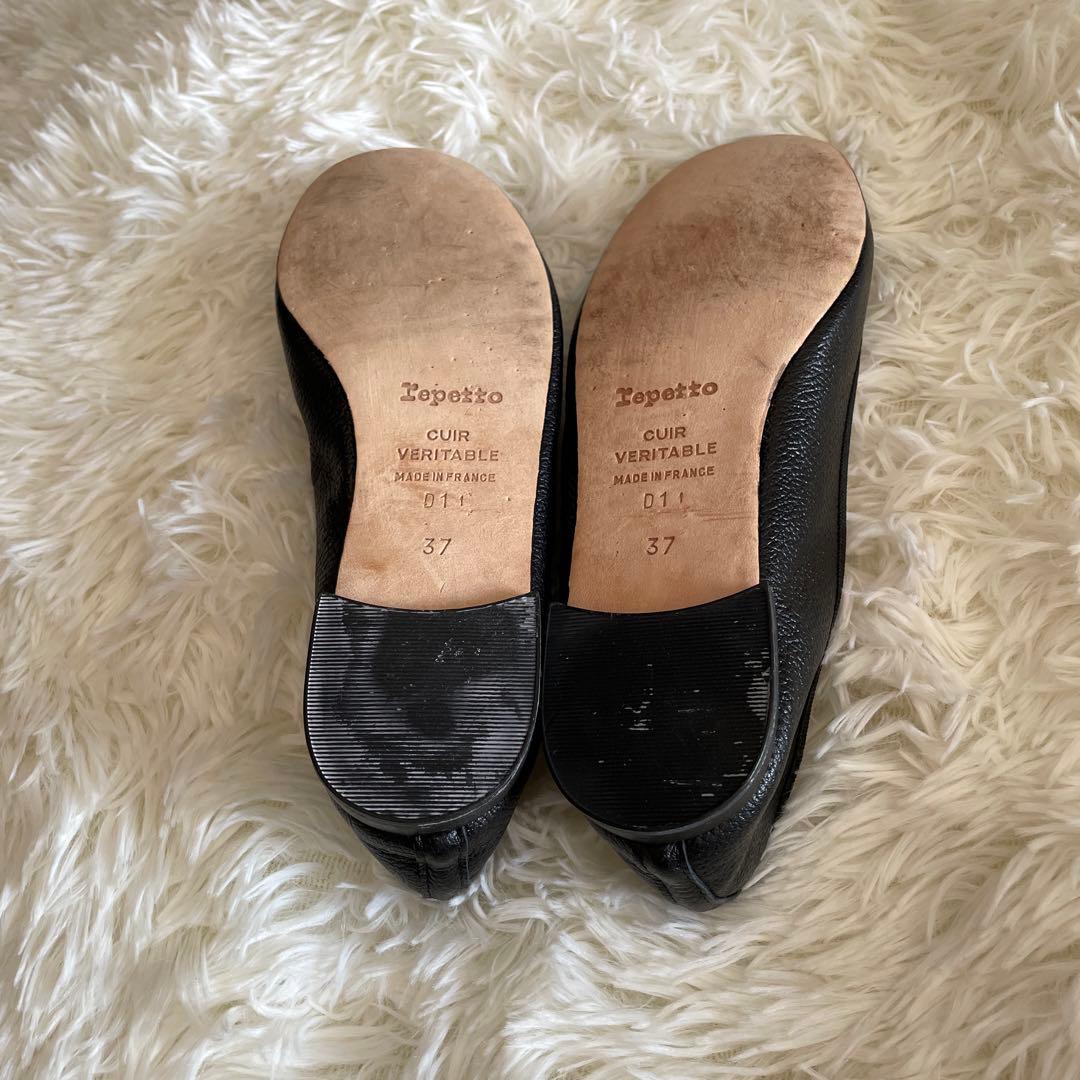 本日限定Repetto ブラックシューズ37サイズ23.0~23.5センチ相当