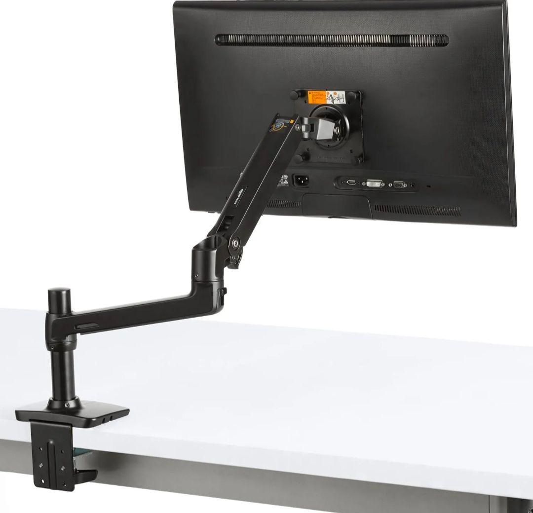 Amazon Basics モニターアーム シングル 32インチ エルゴトロン