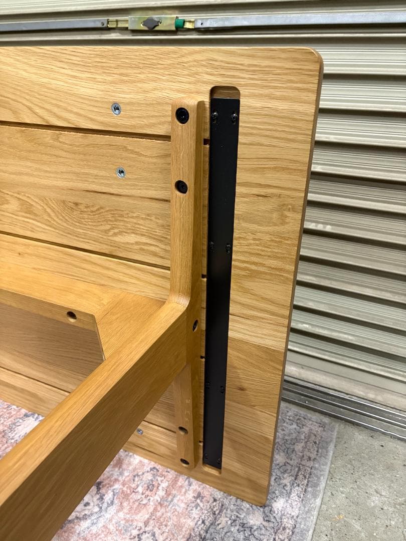 廃盤 無印良品 木製リビングダイニングテーブル オーク材