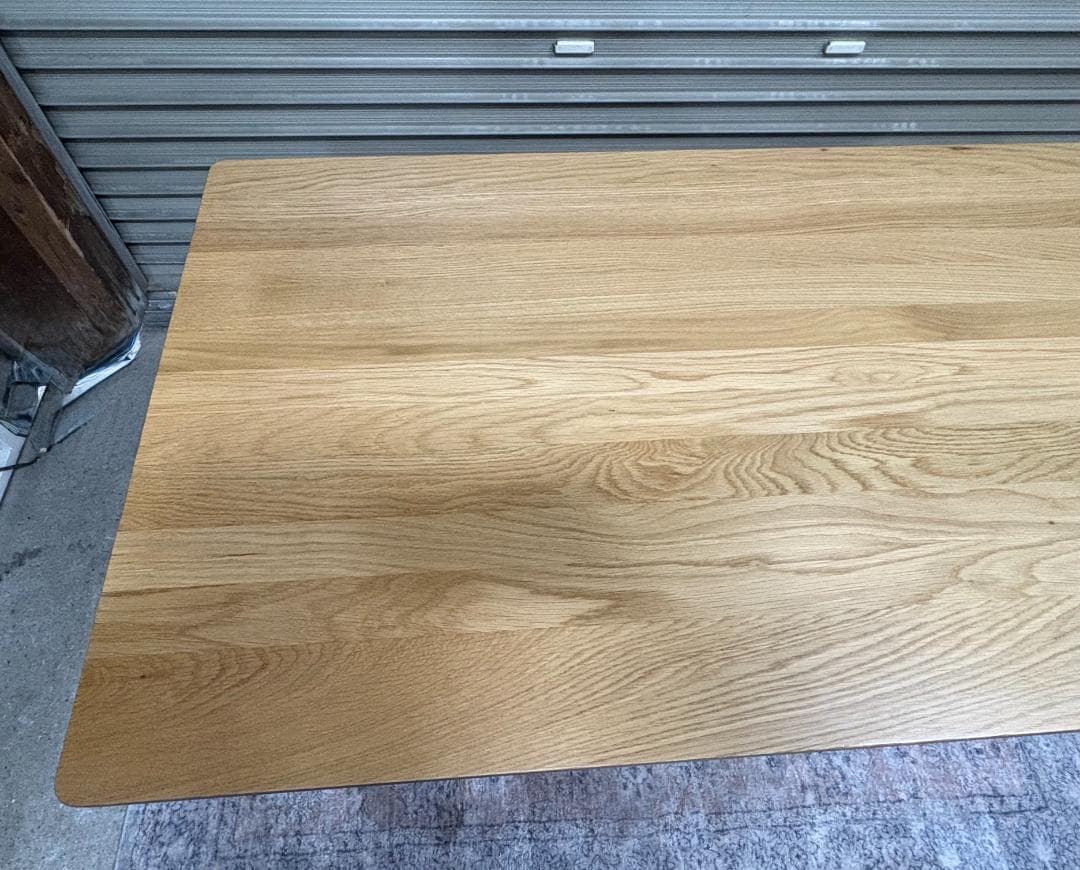 廃盤 無印良品 木製リビングダイニングテーブル オーク材