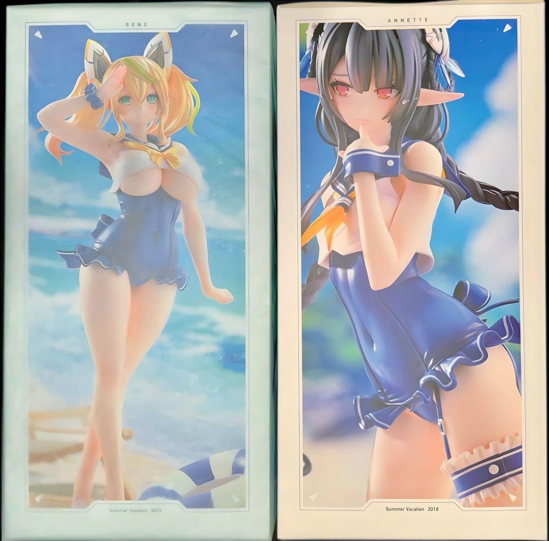 新品未開封 涼風のジェネ 蒼海のアネット あみあみ×AMAKUNI PSO 2