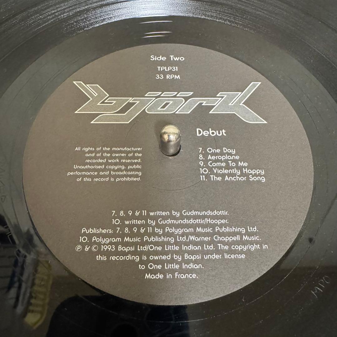 Björk / Debut EUオリジナル盤レコード