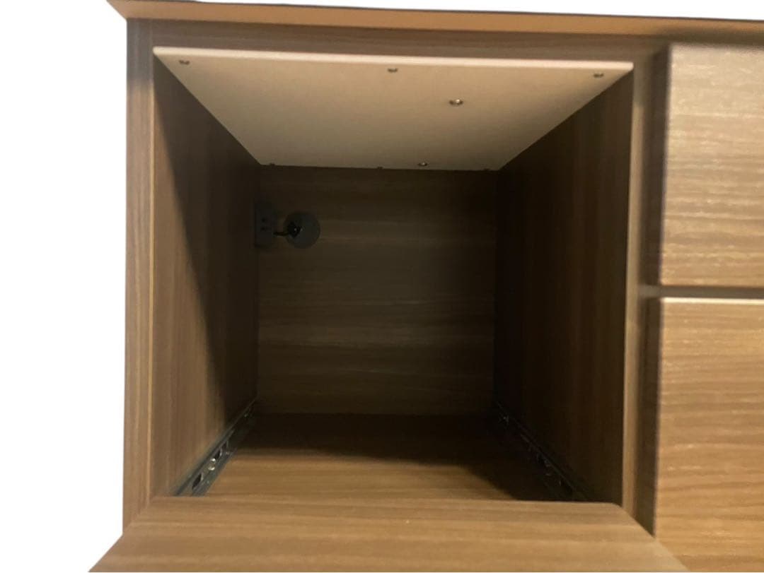 ◯【美品】松田家具大川 アルバ キッチンボード 食器棚 レンジボード ハイグロス