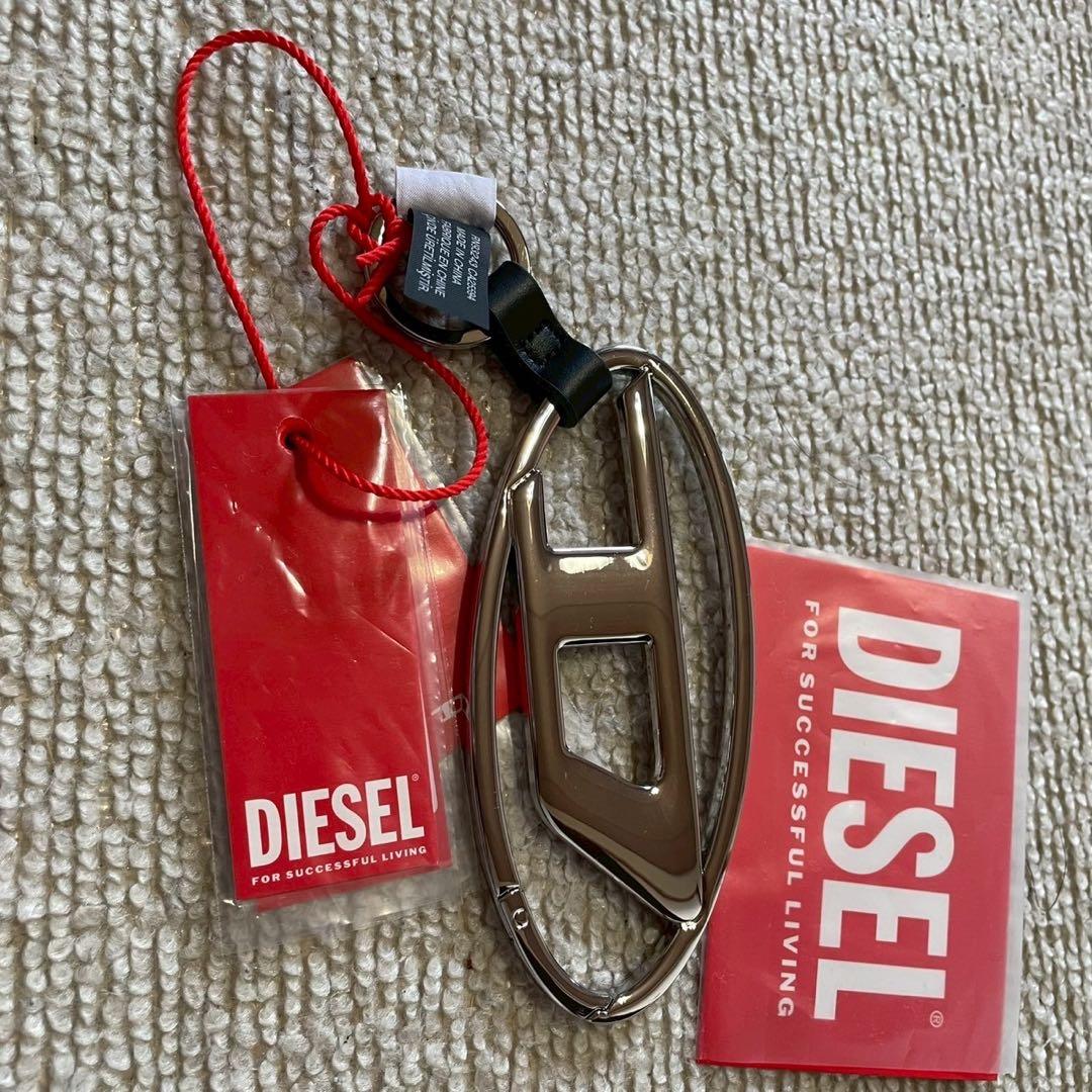レア‼︎ DIESEL カラビナ　オーバルDロゴ キーホルダー バッグチャーム