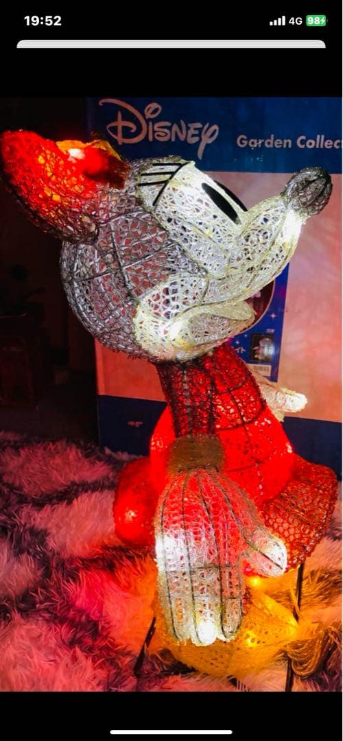 Disney ミニーマウス ライト装飾 約63cm クリスマス