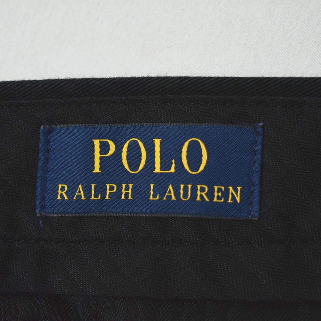 【ポロチノ】定番 POLO ラルフローレン クラシック チノパン テーパード 黒