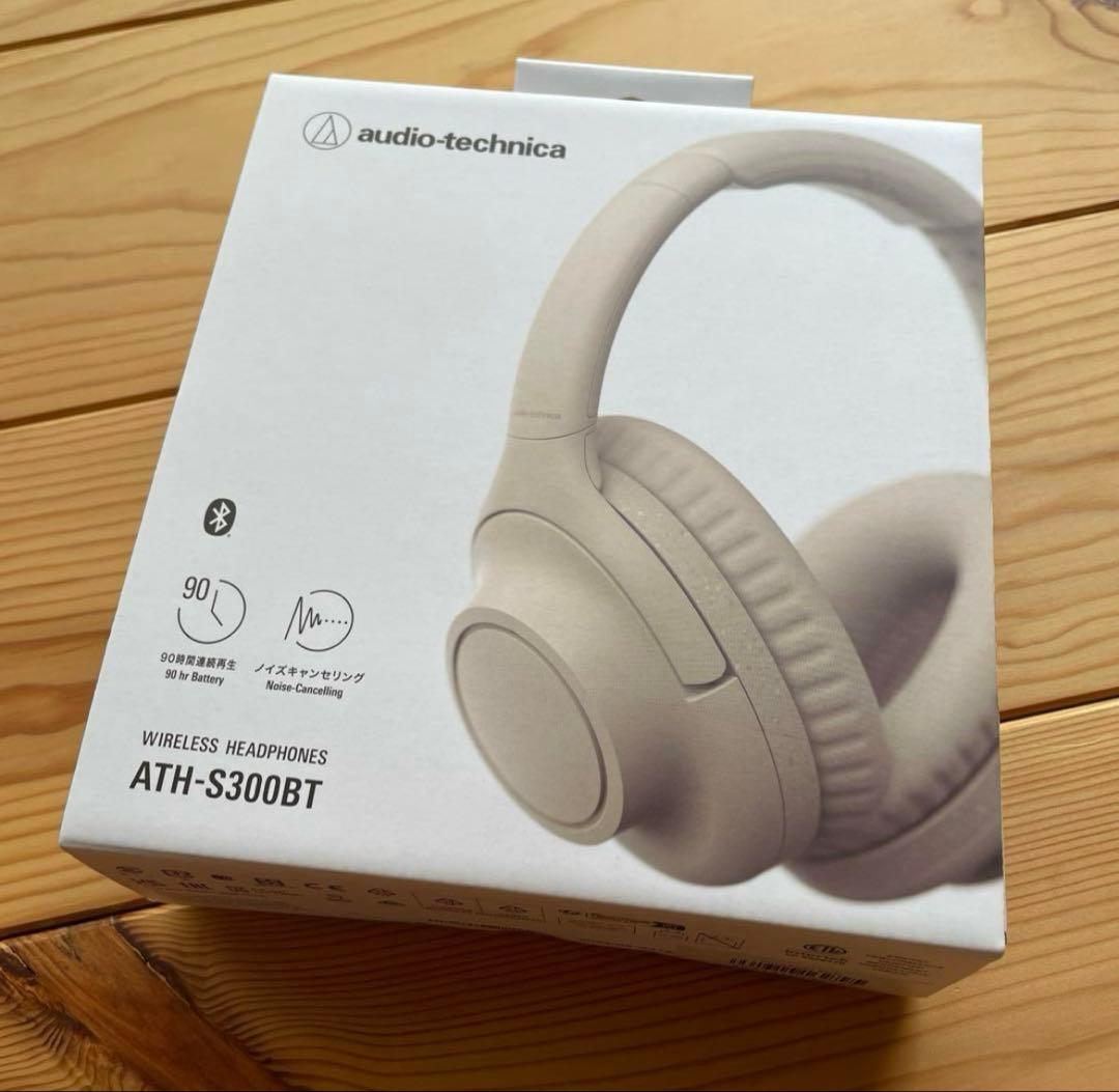 美品　オーディオテクニカ　ワイヤレスヘッドホン　ワイヤレスATH-S300BT