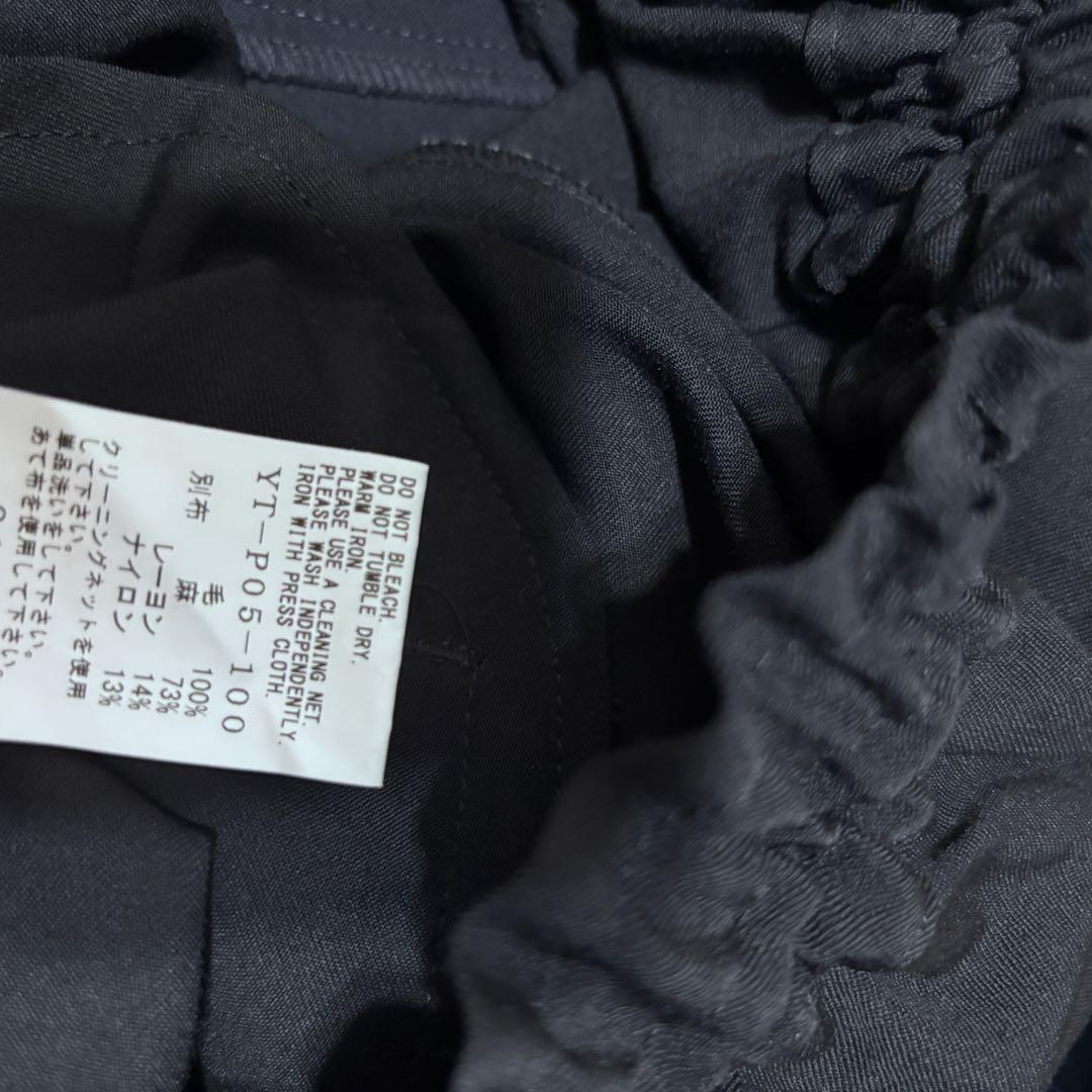 2025年春夏y's アシンメトリーサルエルパンツ　ワイズ　ヨウジヤマモト