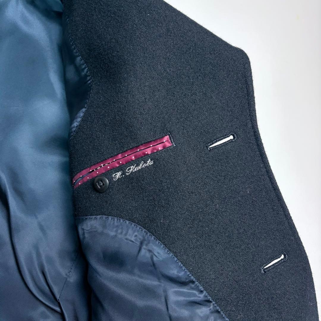 【未使用しつけ付】ポールスミス メルトンウールコート ビジネス ネイビー L