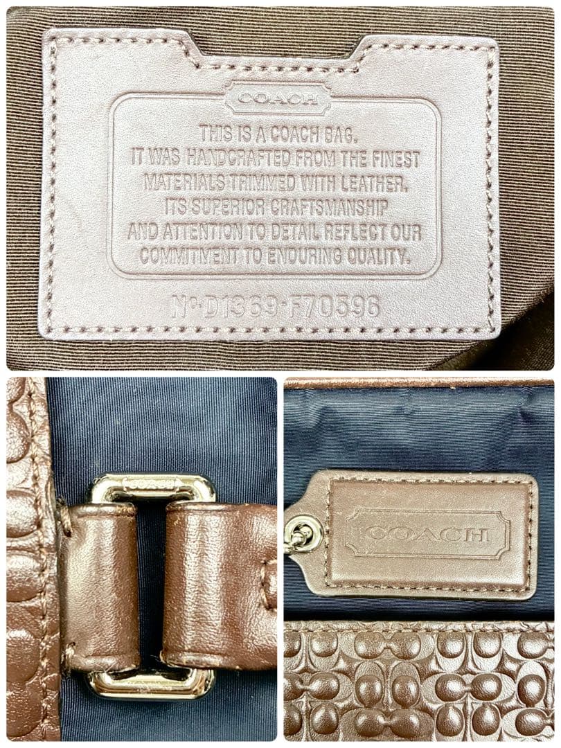 【人気】 コーチ 2way ビジネスバッグ A4可 ショルダーバッグ COACH