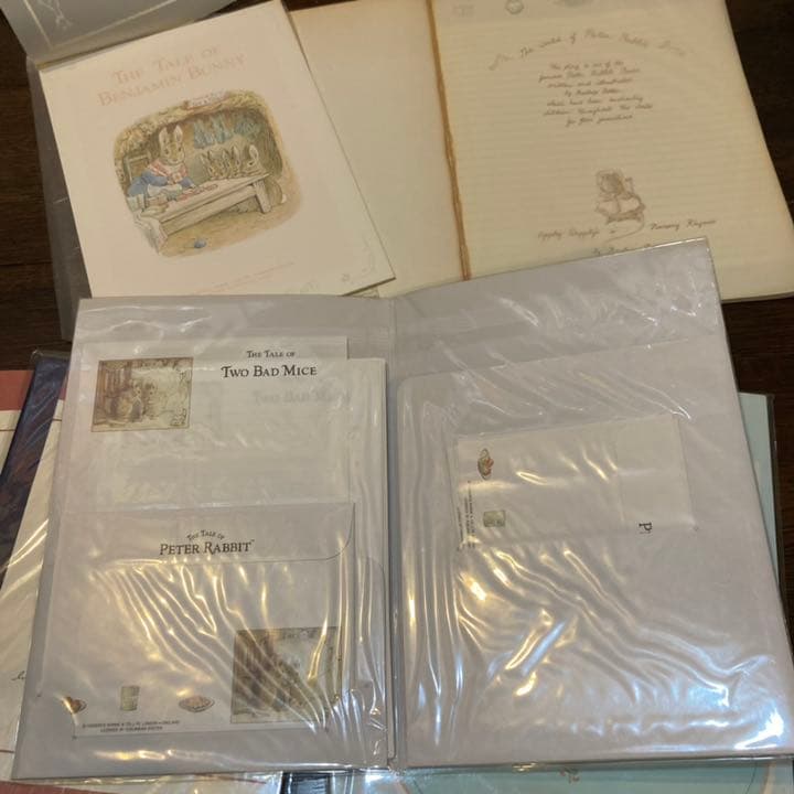 familiarのピーターラビット 便せんとリングノート