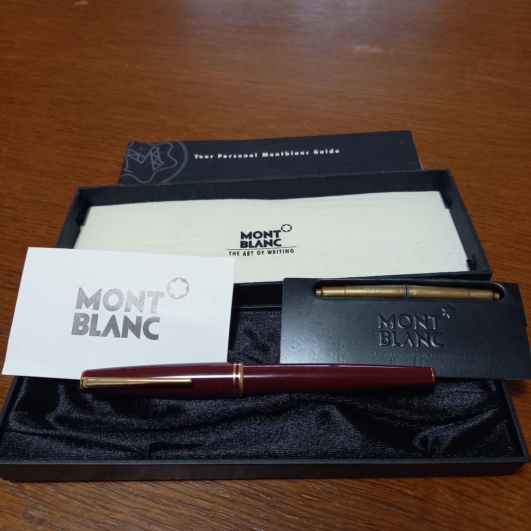 MONT BLANC バーガンディ 万年筆 EF 未使用