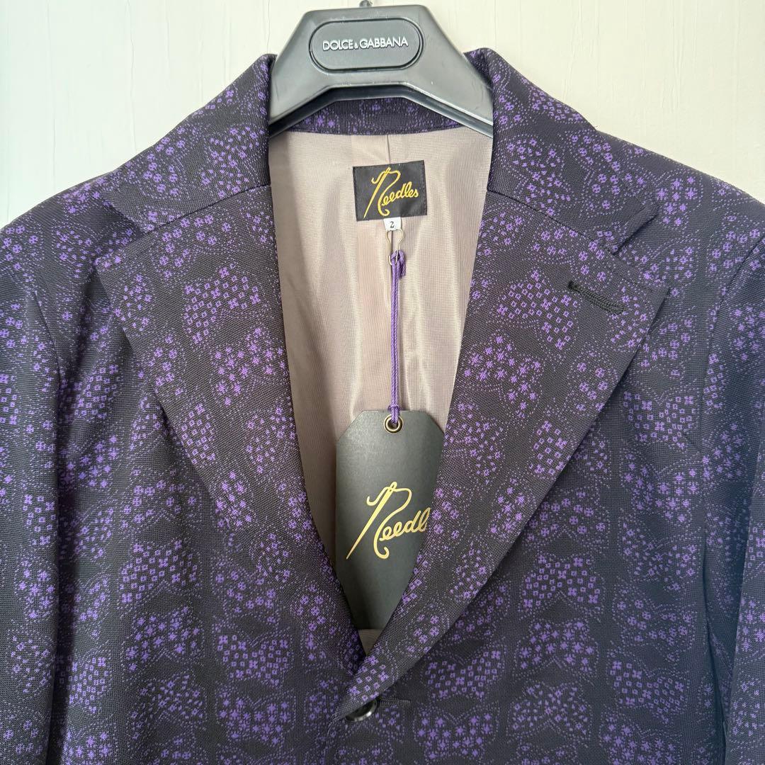 【タグ付き.未使用品】Needles ジャガード シングル ジャケット