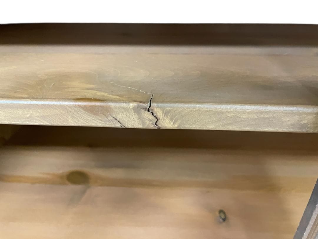 アンファン 食器棚 幅８７×奥行３７×高さ１８９cm 引き取り歓迎 神奈川