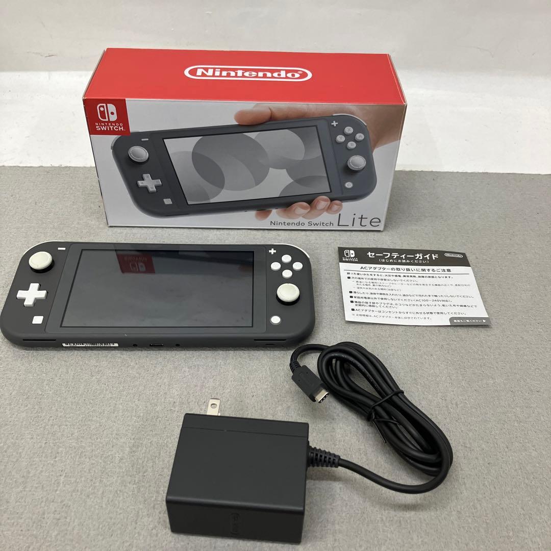 GD6101 Nintendo Switch Lite グレー美品