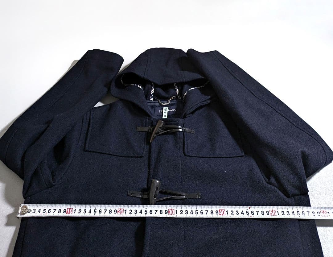 ニューヨーカー／近年もの メンズ 上質ウールダッフルコート ネイビー トグル