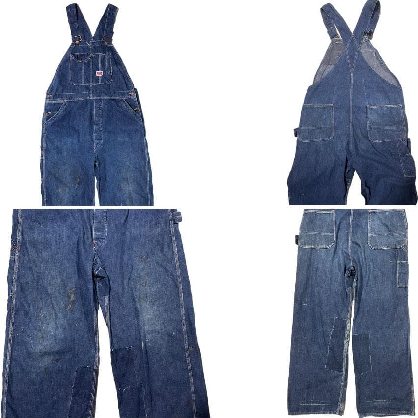 1950年代 PENNEY'S BIG MAC デニムオーバーオール 縦落ち