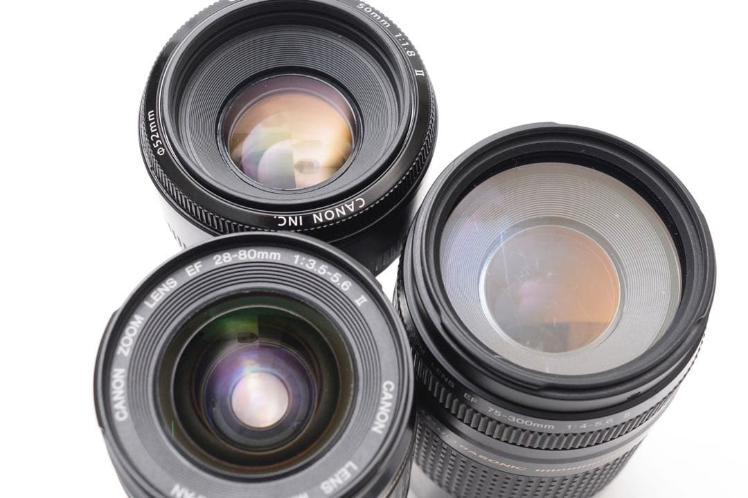 フルサイズCanon EOS 5D Mark IV標準&望遠&単焦点レンズセット