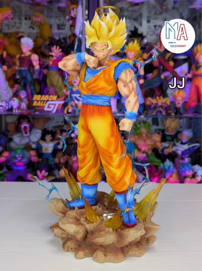 ドラゴンボール　孫悟空　超サイヤ人２　ガレージキット　フィギュア　JJスタジオ
