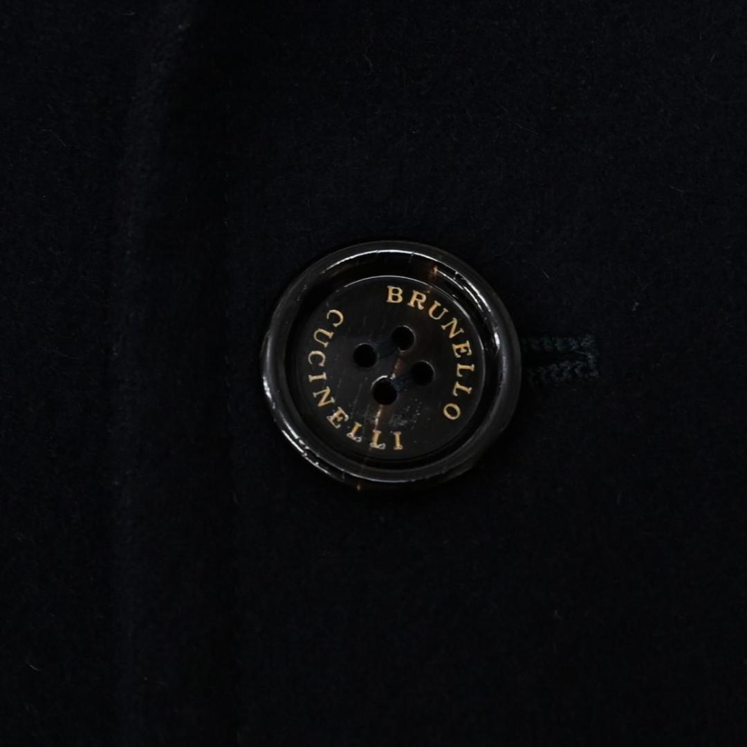 48230★冬 ブルネロクチネリ ジャケット ダークネイビー ピーコート*