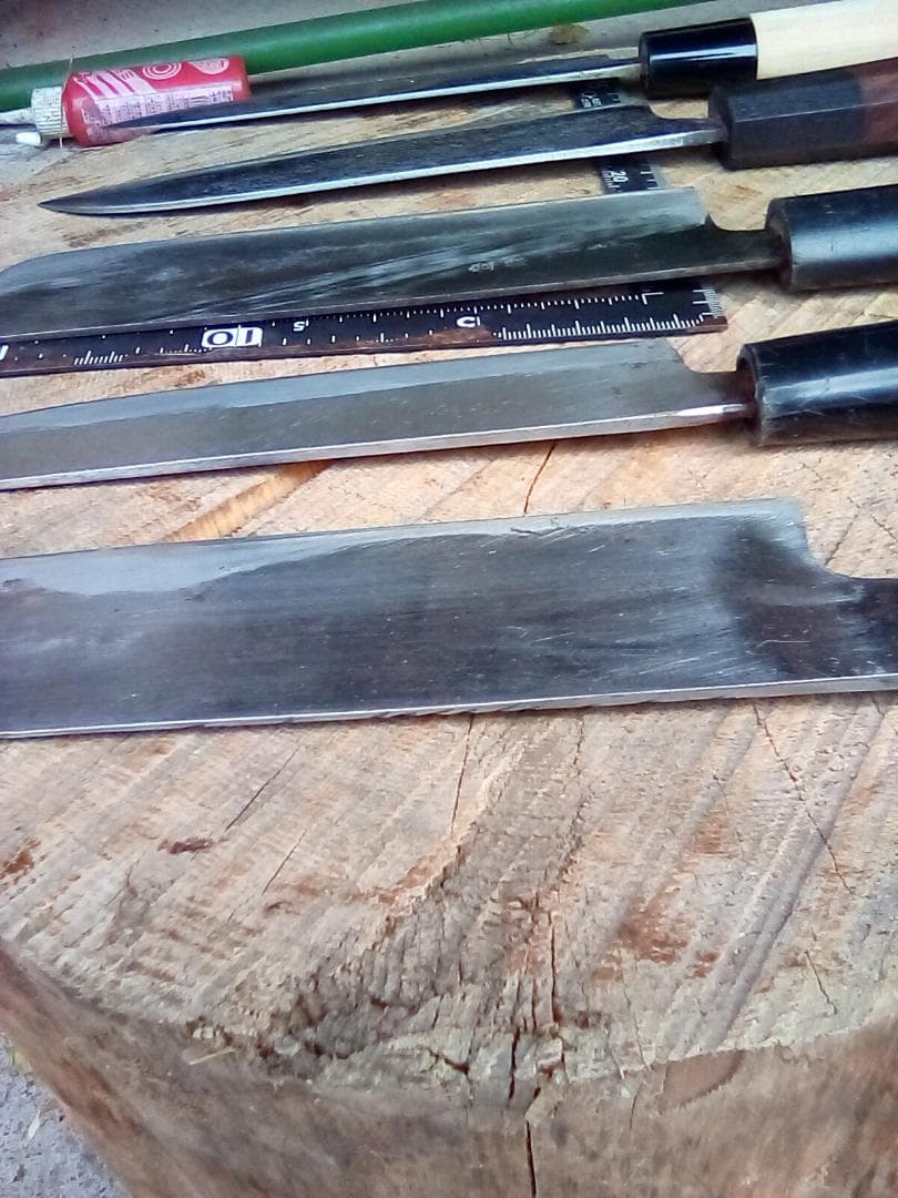 中古　和包丁　5本　鋼