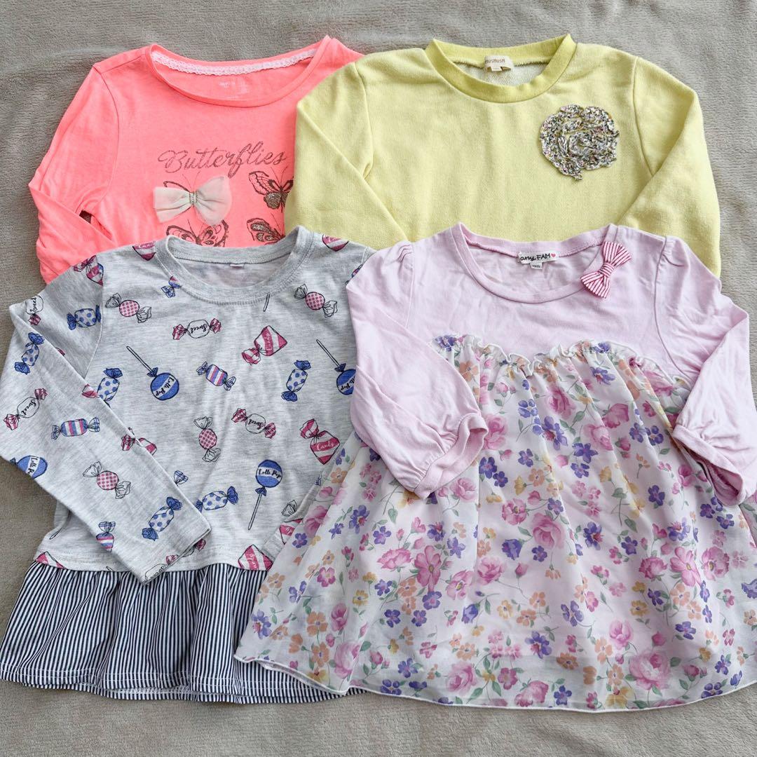 秋〜冬物 120サイズ 相当 女の子 服46着 まとめ売り