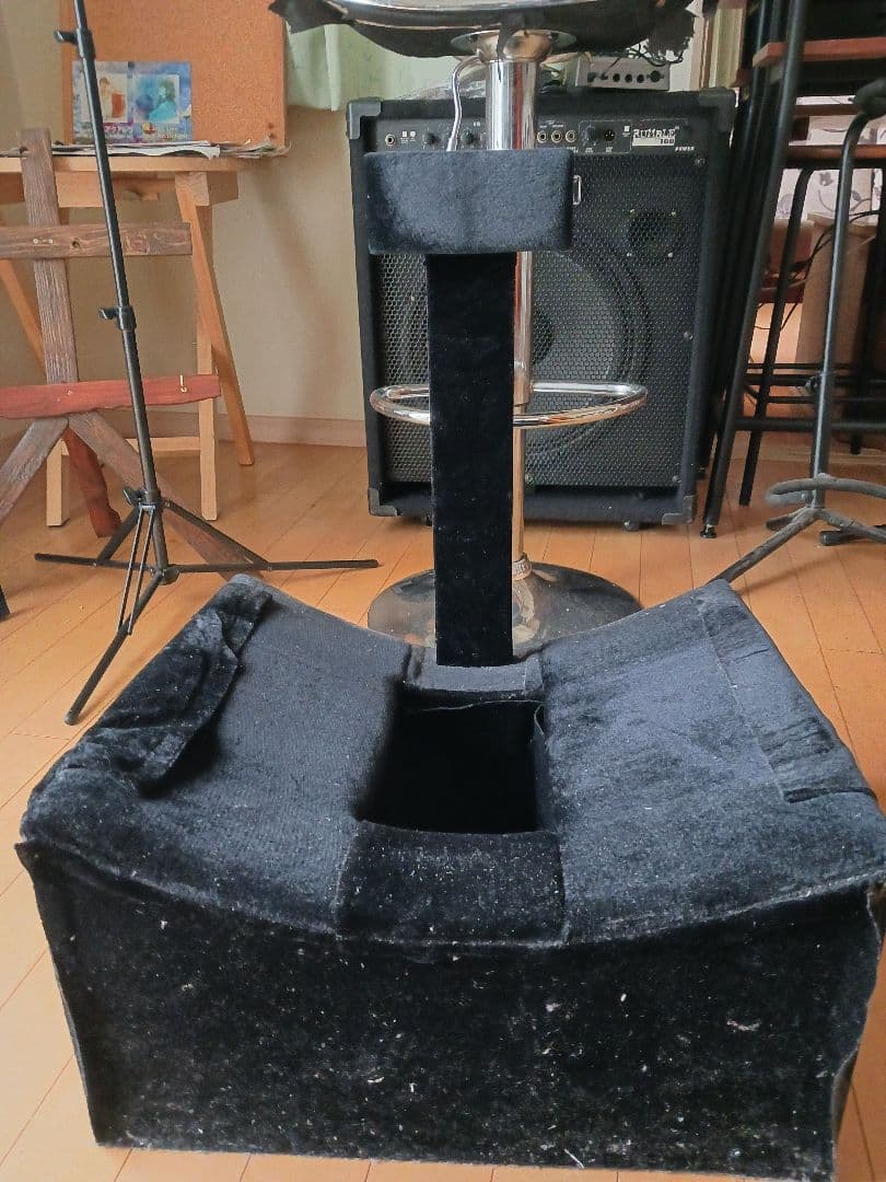 コントラバススタンド ブラック ファブリック