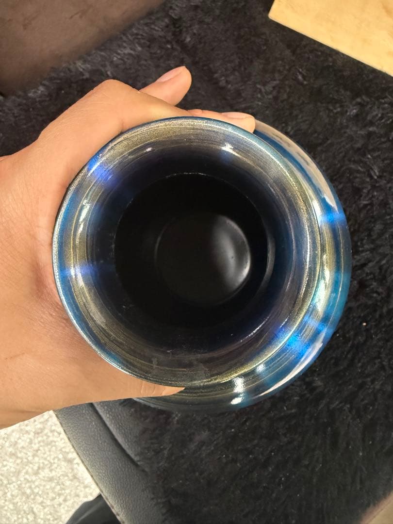 青銅製　花瓶