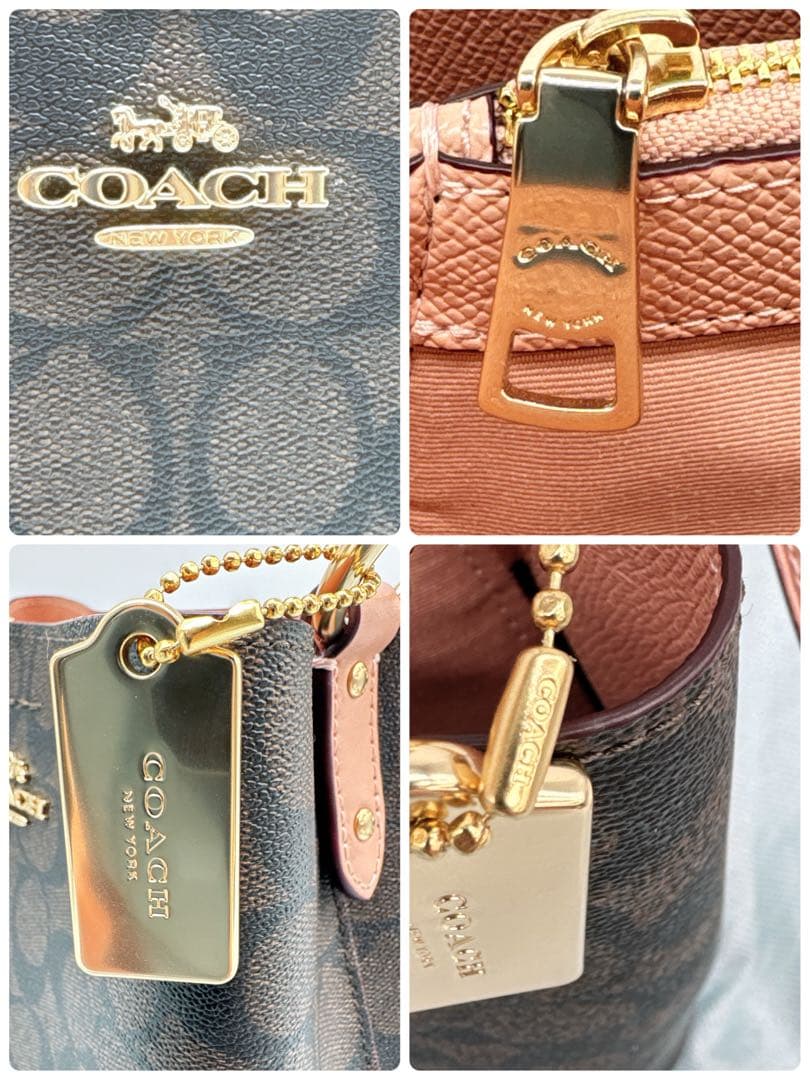美品✨COACH コーチ シグネチャー 2WAYハンドバッグ