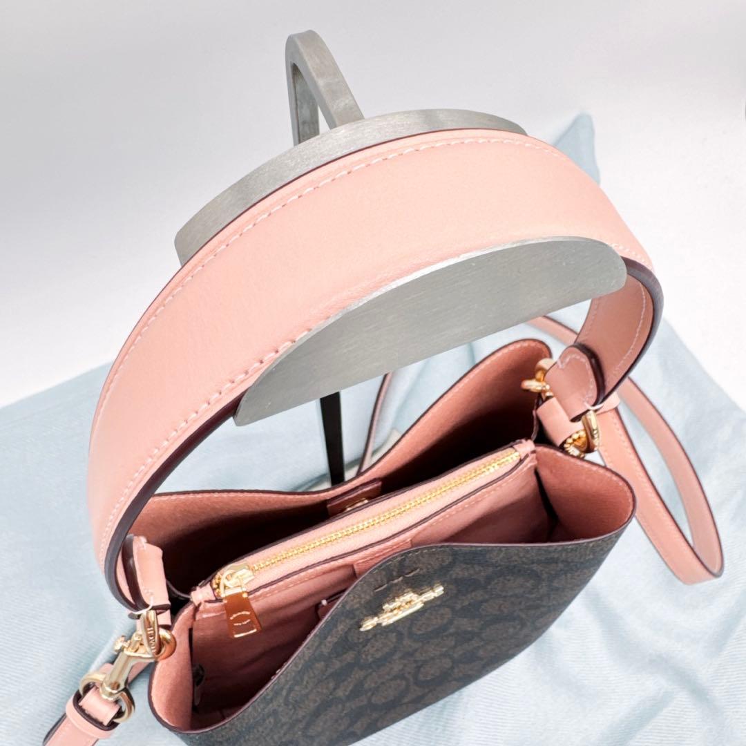 美品✨COACH コーチ シグネチャー 2WAYハンドバッグ