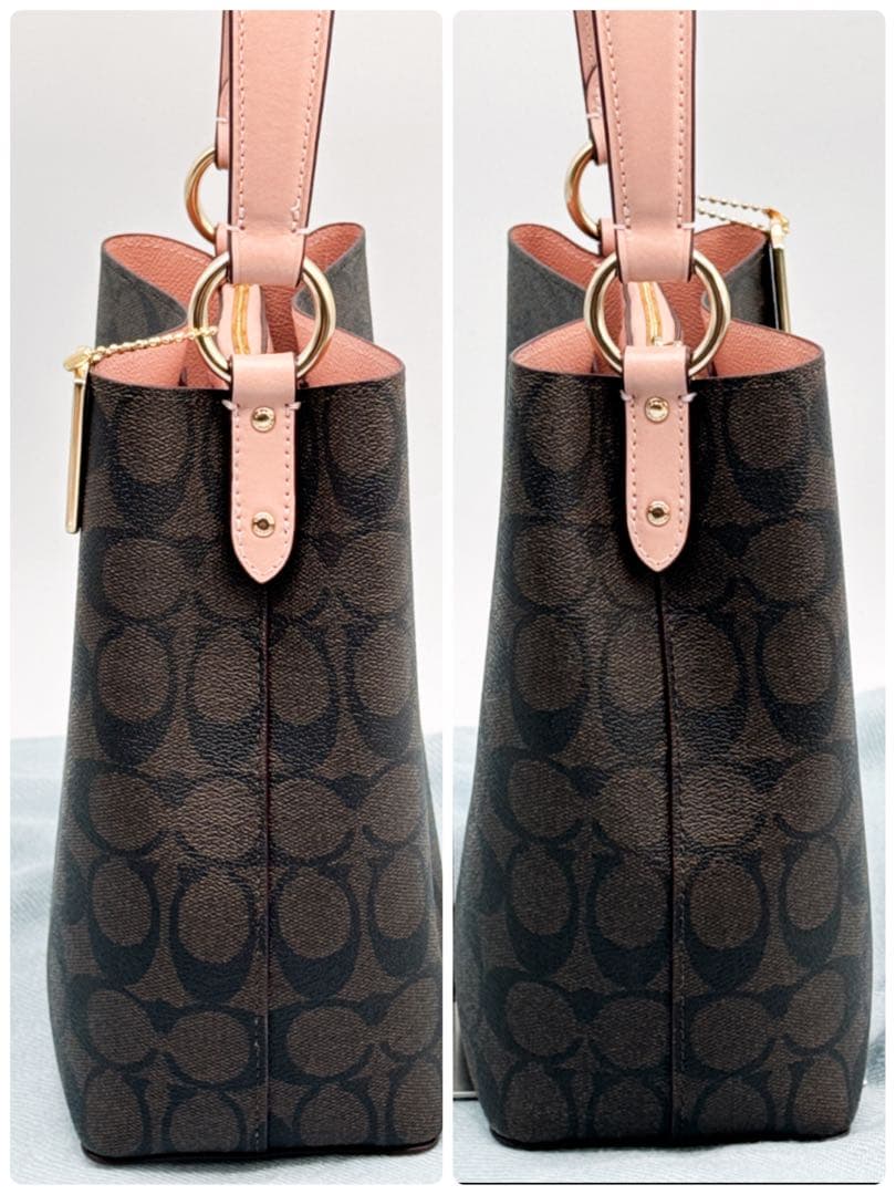 美品✨COACH コーチ シグネチャー 2WAYハンドバッグ