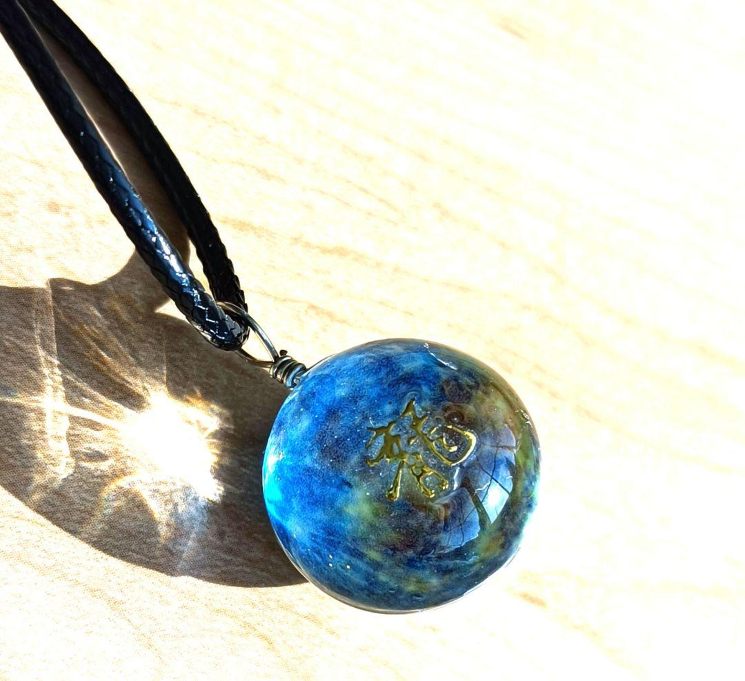 hiro❀レイキ玉ネックレス夜光❀