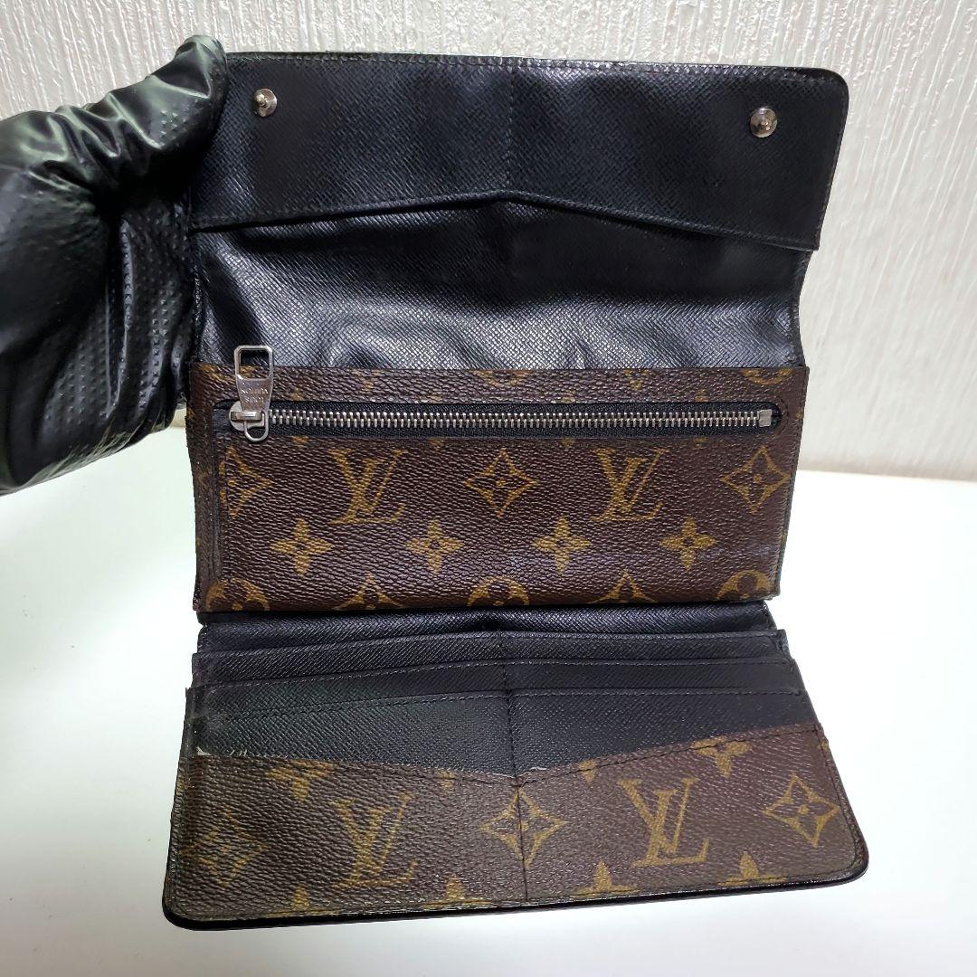 正規品　ルイヴィトン　マカサー　ポルトフォイユ　長財布　モノグラム