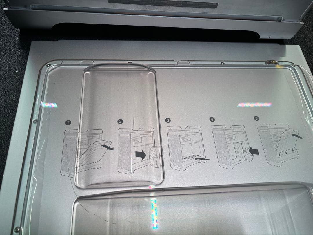 ⭐︎デスクトップPC ケース グレー メッシュ