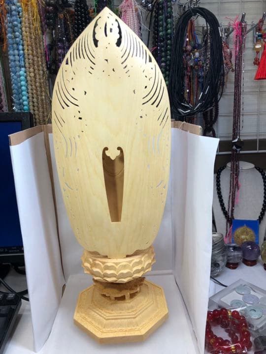 薬師如来菩薩木彫り 置物