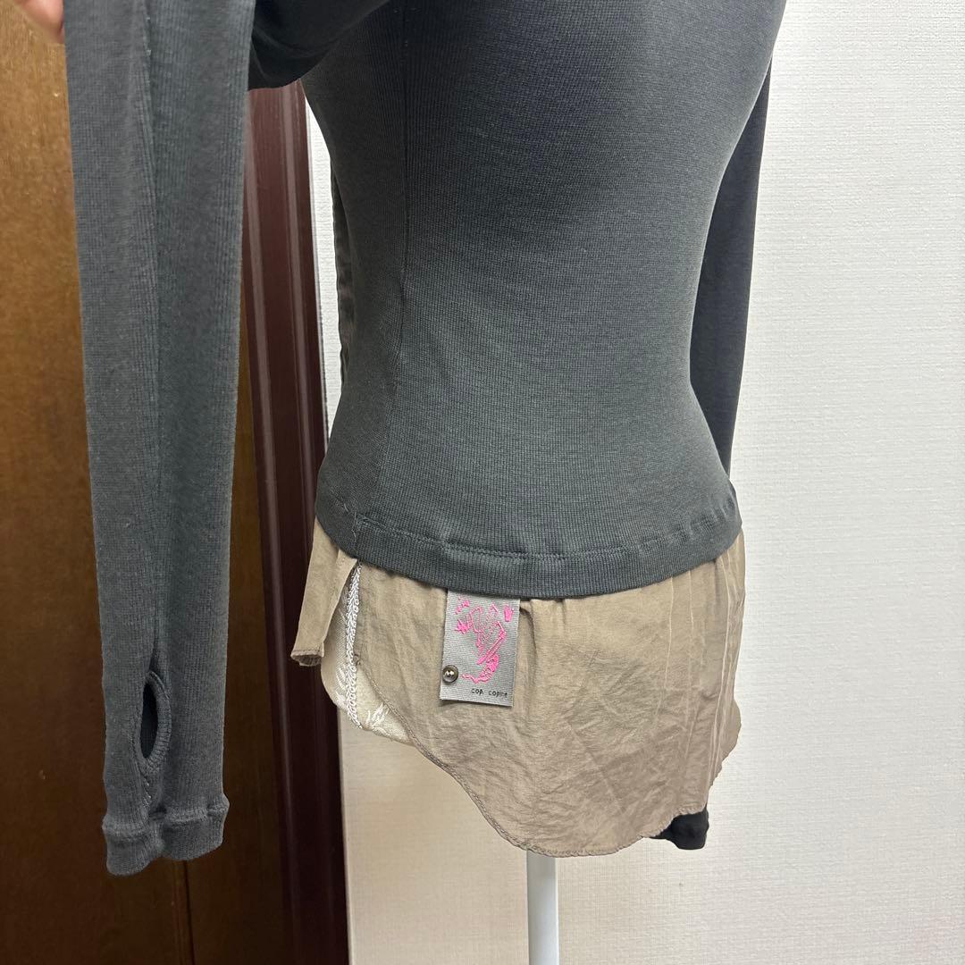 cop.copine 凝ったデザインのカットソーブラウス♡