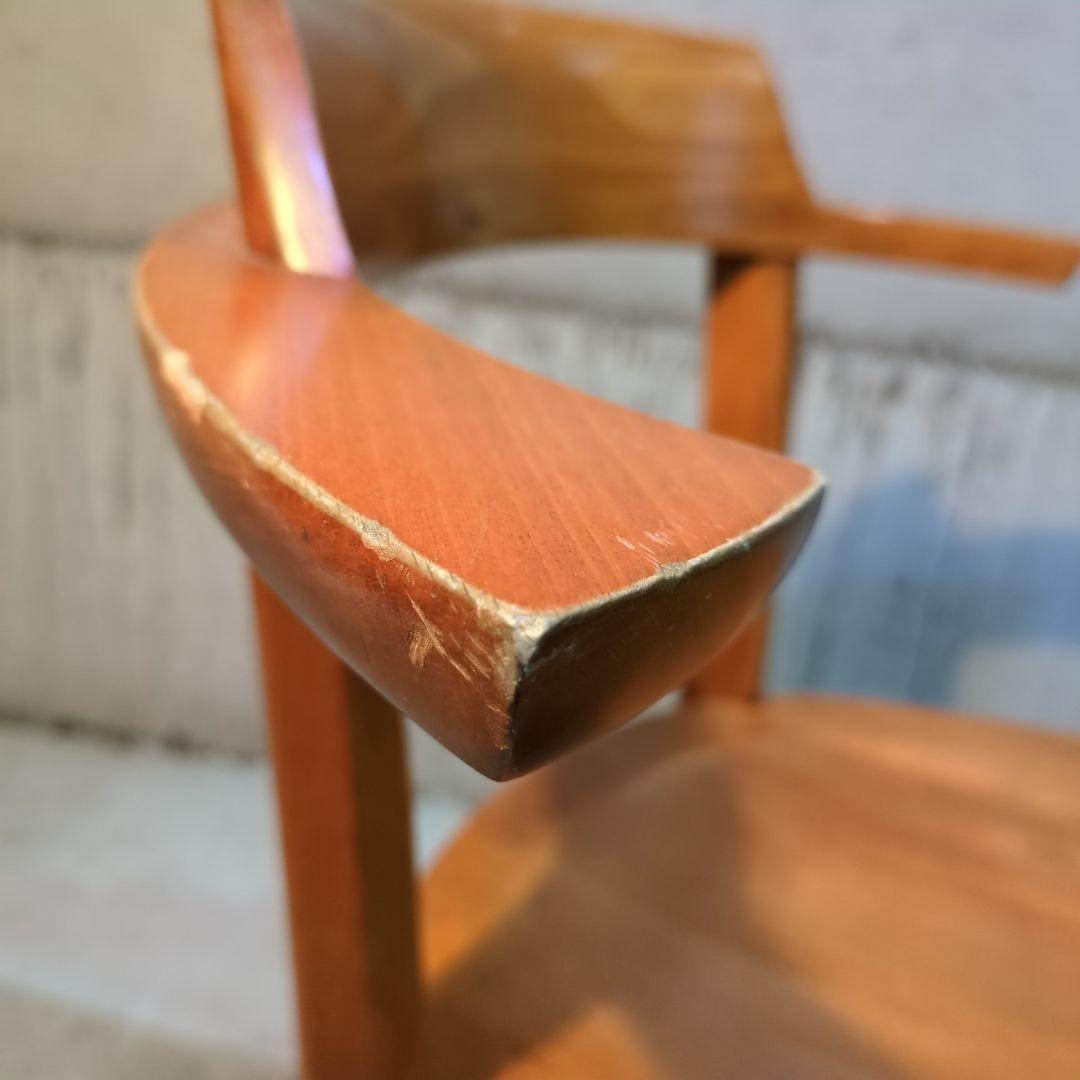 柏木工　ソフィー④　ダイニングチェア　ハーフアームチェア　飛騨家具