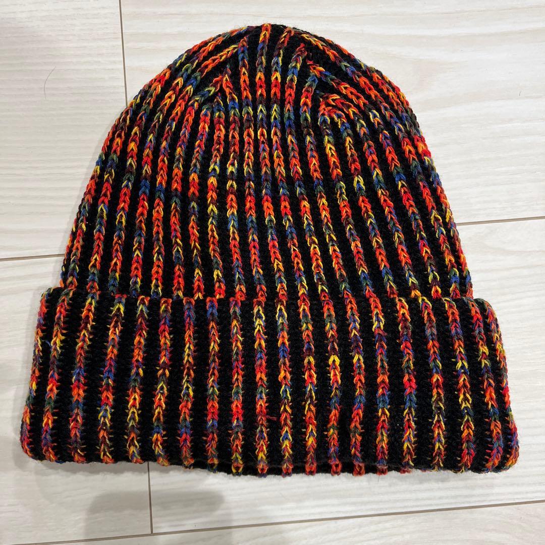 Supreme ニット帽 レインボービーニー25FW ステッカー二枚付き