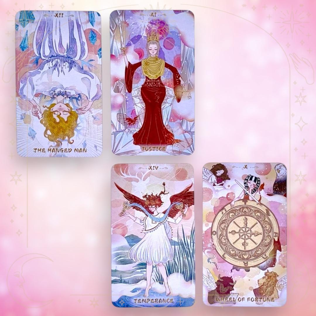 【正規品タロットカード】童話のような可愛く優しいデッキ✨四季の癒しのタロット