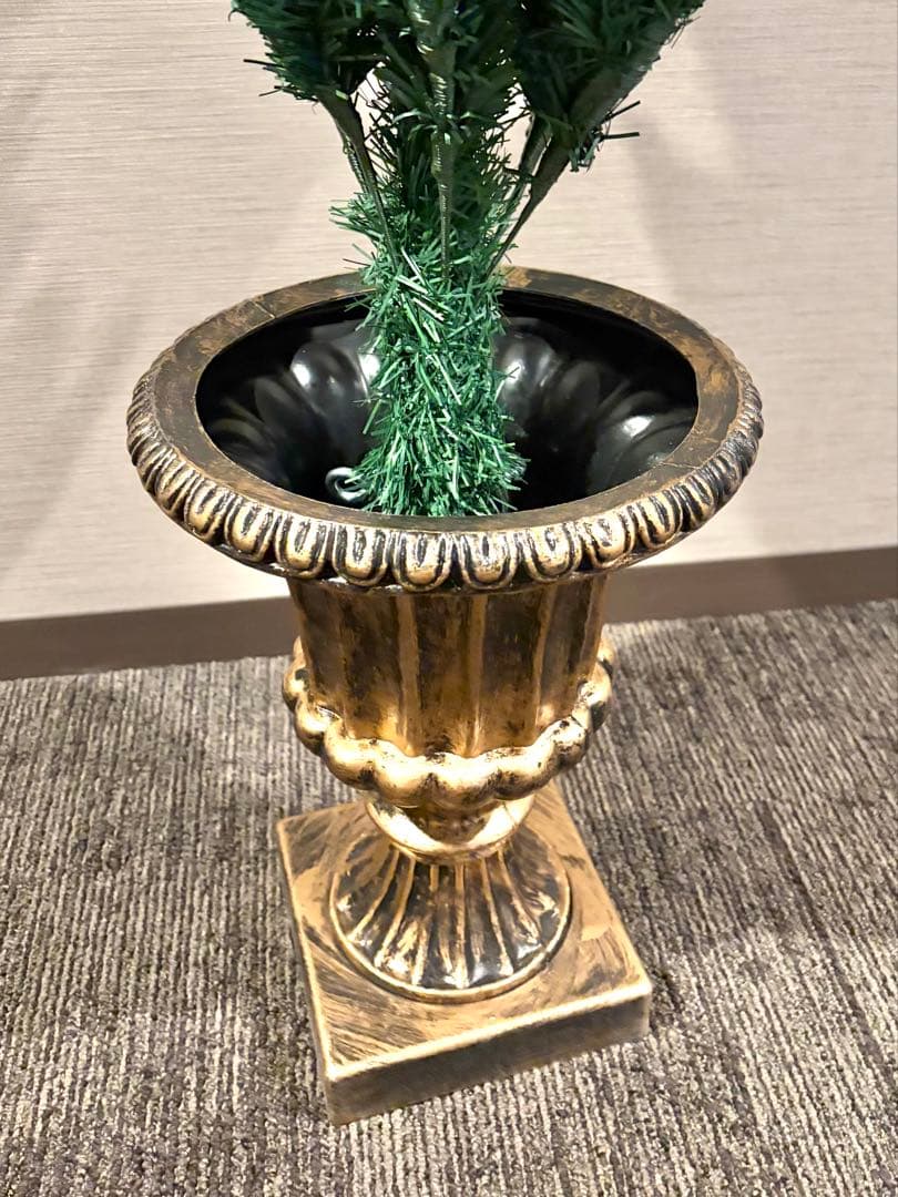 クリスマスツリー用 ポット アンティーク調